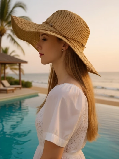 Royalfashion Ženski slamnik Aveline