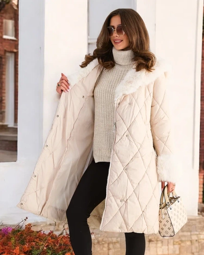 Royalfashion Ženska prošivena zimska jakna