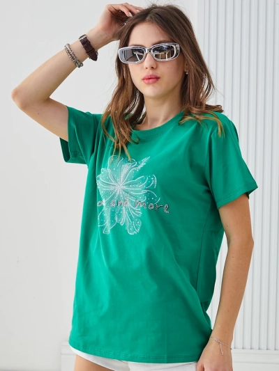 Royalfashion Ženska bombažna majica Več in več