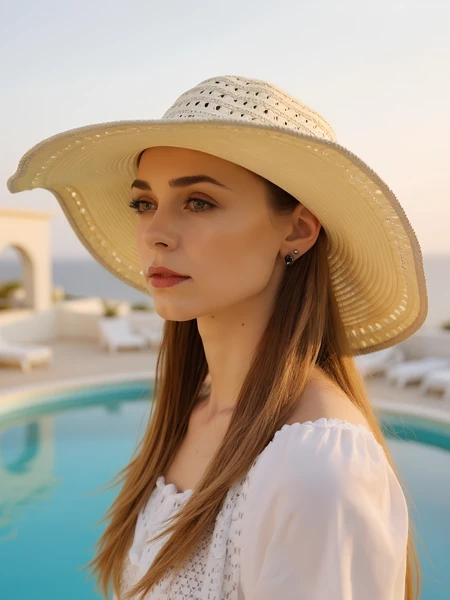 Royalfashion Ženski slamnik Solvella