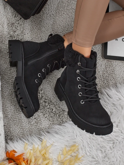 Ženski gležnarji s krznom Tessara