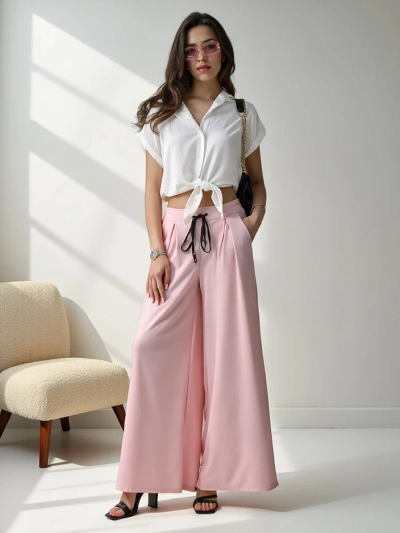 Royalfashion Široke ženske hlače