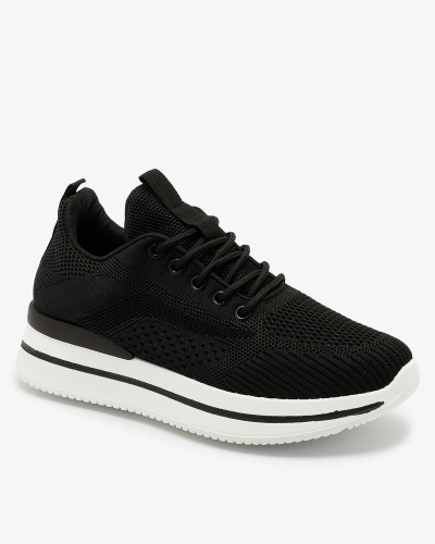 Royalfashion Czarne sportowe buty damskie Losoyta
