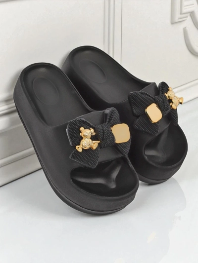 Royalfashion Ženske gumijaste japonke z okrasnim trakom Alday