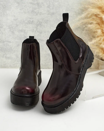 Royalfashion Ženski škornji Movitas iz eko usnja