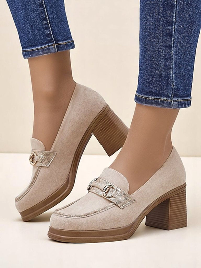 Royalfashion ženske mokasine s široko peto Apareus