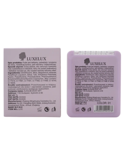 Luxelux Stisnjen osvetljevalni kamen za obraz 01 7g