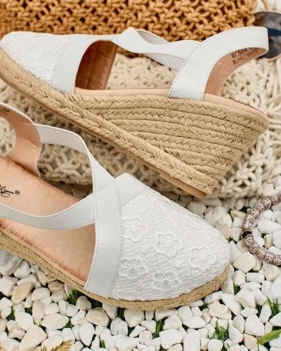 Royalfashion Ženske espadrile Oleqa na peti