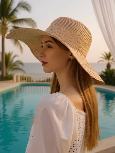 Royalfashion Ženski slamnik Elorine