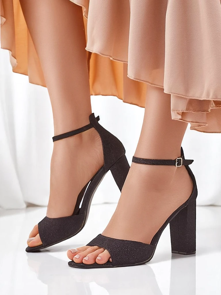 Royalfashion Glitter ženske sandale Rokates