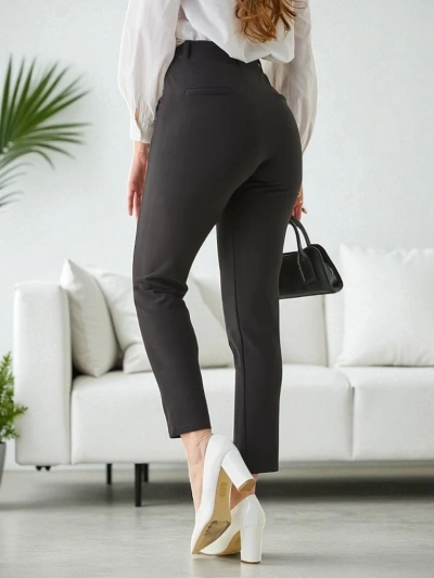 Royalfashion ženske treggings s dekorativnimi gumbi