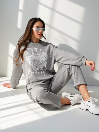 Royalfashion Ženski viskozni set z vzorcem