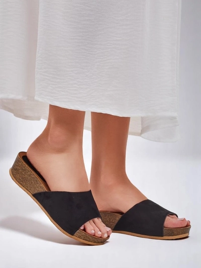 Royalfashion Ženske nizke wedge sandale Maderas