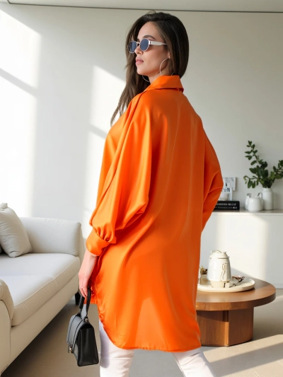 Royalfashion Dolga oversized srajca za ženske