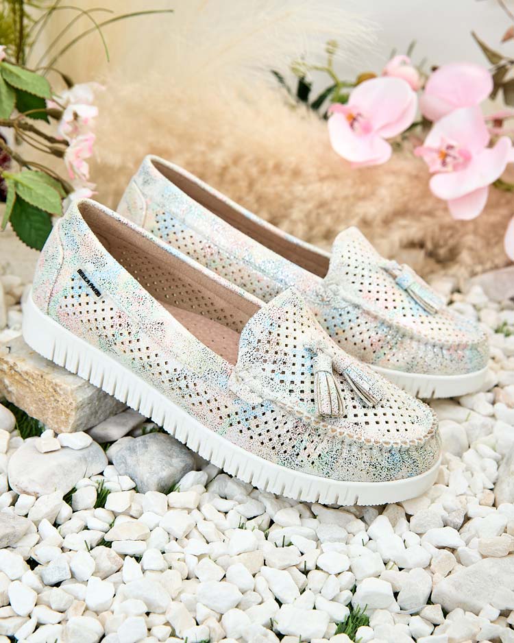 Royalfashion Ženski ažurasti mokasini Molaffa