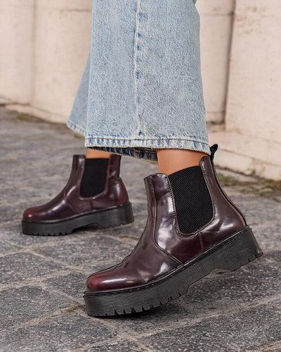 Royalfashion Ženski škornji Movitas iz eko usnja