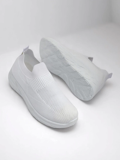 Royalfashion Ženske sportske tenisice na navlačenje Whites