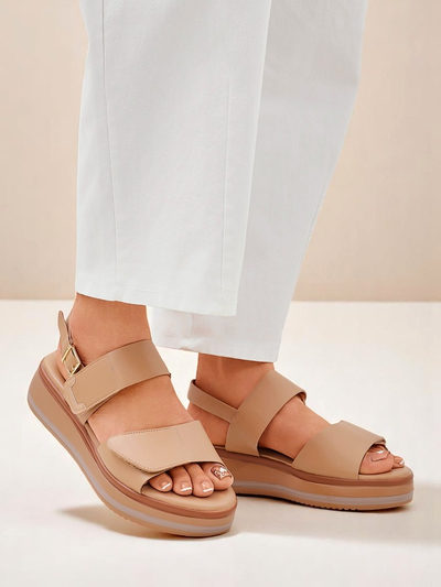 Royalfashion Ženski sandali z debelejšim podplatom Tulipp