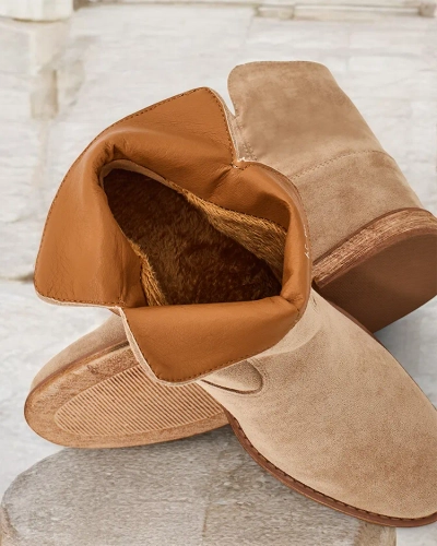 Royalfashion Čizme u kauboj stilu na prekrivenoj platformi Blueston