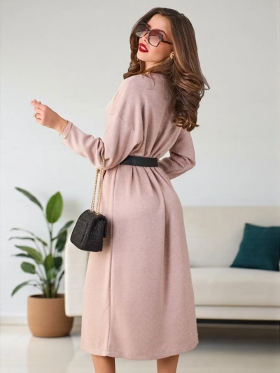 Royalfashion Ženska pletena obleka