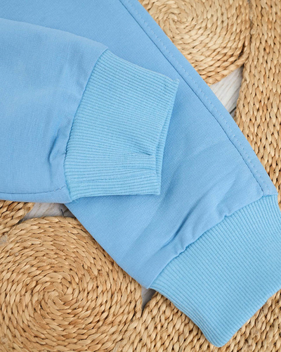 Royalfashion Damskie spodnie dresowe w kolorze niebieskim