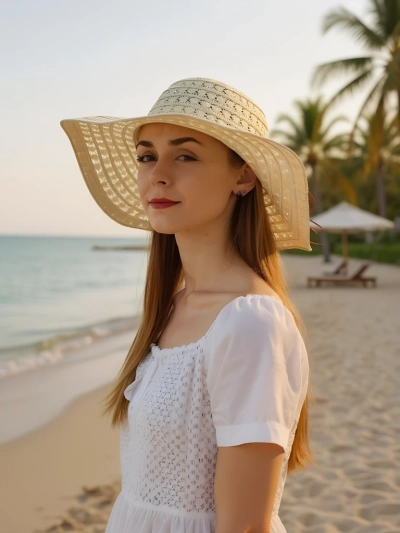 Royalfashion Ženska slamnika Convalia