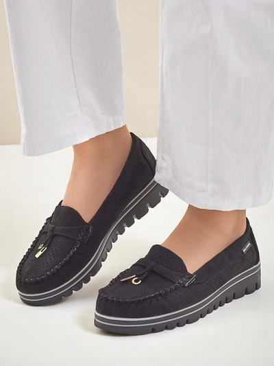 Royalfashion Ženske mokasinke Elissas s vezalkami