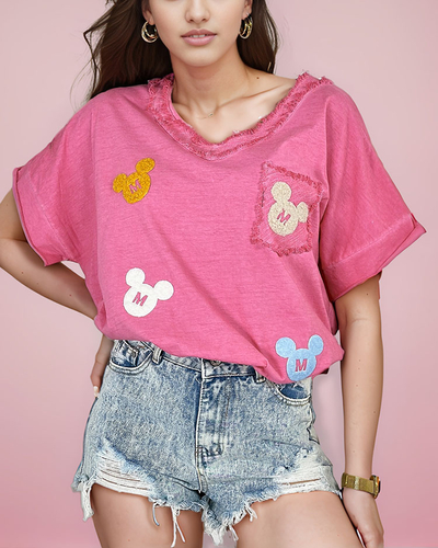 Royalfashion Ženska majica z našitki