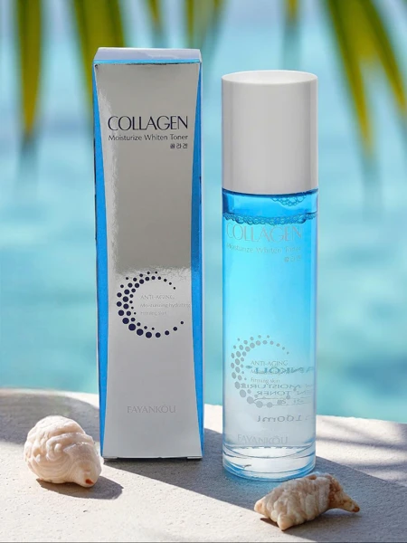 Tonic hidratant şi iluminator pentru faţă cu colagen