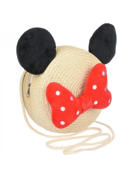 Royalfashion Majhna otroška torbica iz slame Minnie Straw