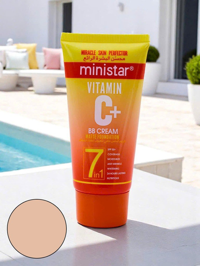 MINI STAR Vlažilna BB krema z vitaminom C z mat zaključkom Svetla