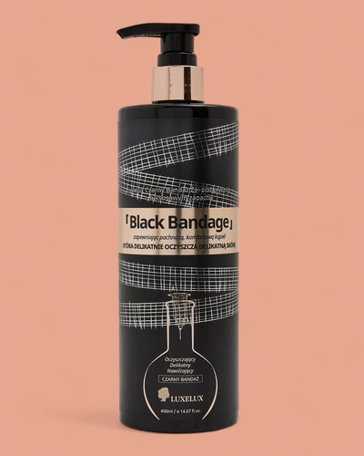 Luxelux Črn Gel za prhanje 400 ml
