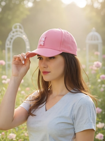 Royalfashion Kapa z vizirjem in modnim zajčkom