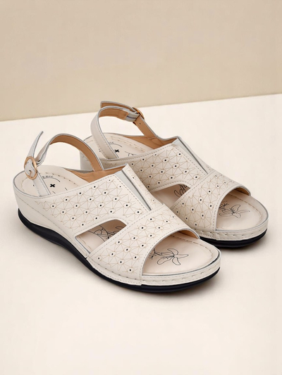 Royalfashion ženski sandali z nizko peto Comfort Chic