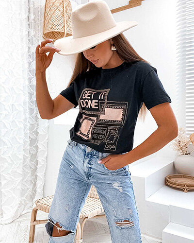 Royalfashion Ženska majica s potiskom