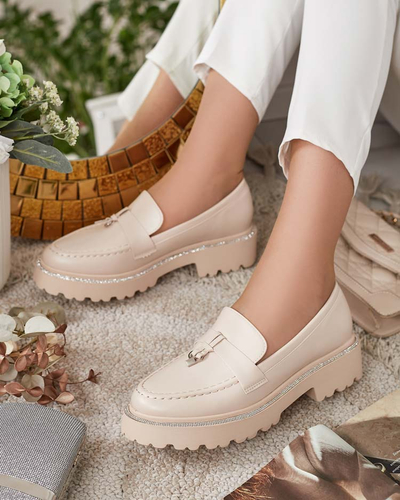 Royalfashion Ženski mokasini s cirkoni Ali