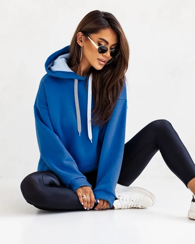 Royalfashion Ženska oversize jopa s kapuco