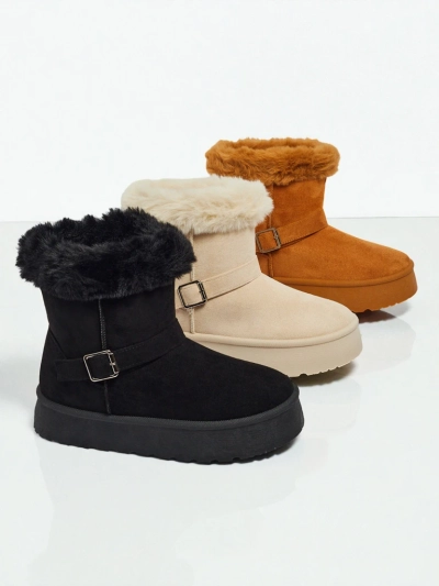 Royalfashion Kratki ženski škornji a'la snežni škornji Myrelle