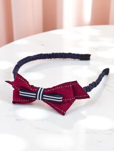 Royalfashion Otroški trak za lase z mašno Sweet Bow