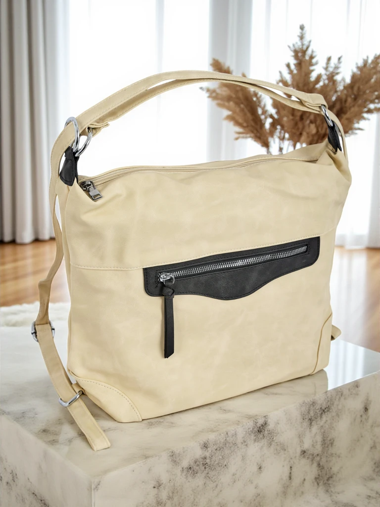 Royalfashion Velika ženska torbica iz eko usnja shopper Elara Monroe