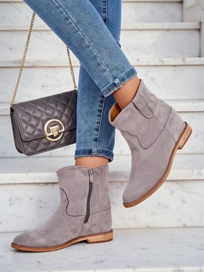 Royalfashion kaubojske čizme na pokrivenoj potpetici Patorias