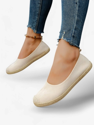 Royalfashion Ženske ekološke semiš espadrile Aroles