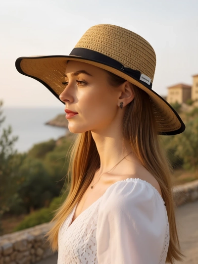 Royalfashion Ženski slamnik Fiora