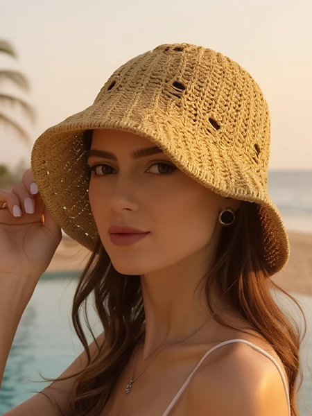 Royalfashion Ženski poletni klobuk Sunny Bucket