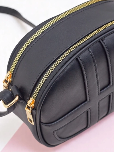 Royalfashion Majhna okrogla ženska torbica iz eko usnja Riva Circle