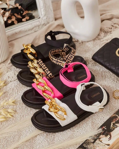 Royalfashion Ženski sandali z verižico Orette
