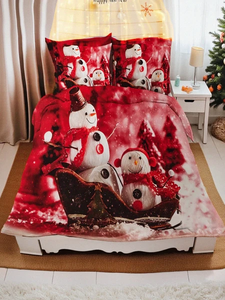Royalfashion Božična posteljnina 160x200 komplet 3-DELNI