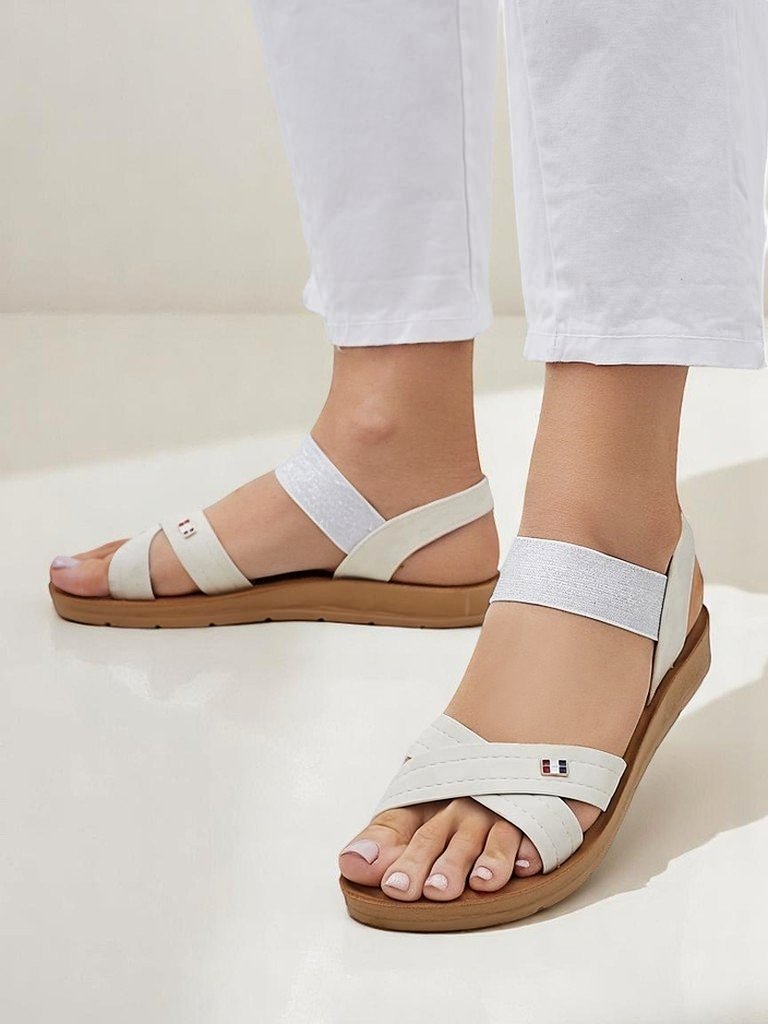 Royalfashion ženske sandale z elastičnimi trakovi Zerefis