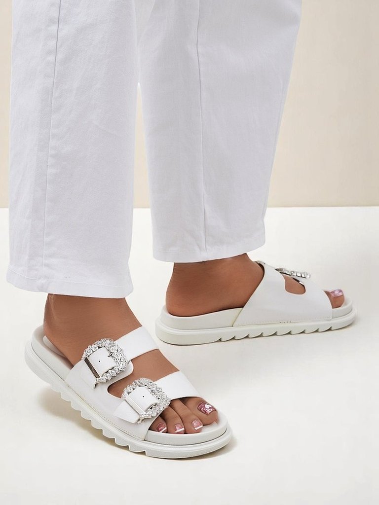 Royalfashion ženske natikače z zaponkami Mrs Aurora