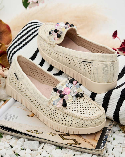 Royalfashion Women's beaded openwork mokasini Nasfali